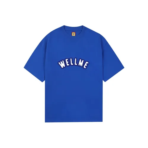 WELLME Т-рубашка с оборванным рукавом унисекс синий