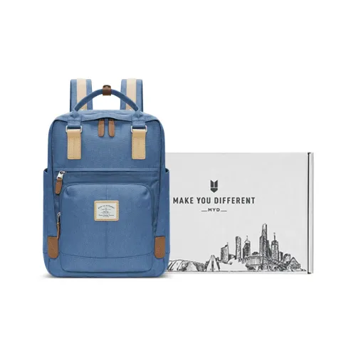 MYD Оксфорд Рюкзак Средний Унисекс Черный Rice Синий Возлюбленная Черница