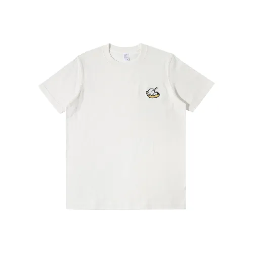 ZHONGBANGJICHU T-Shirt Унисекс Ванильный Белый