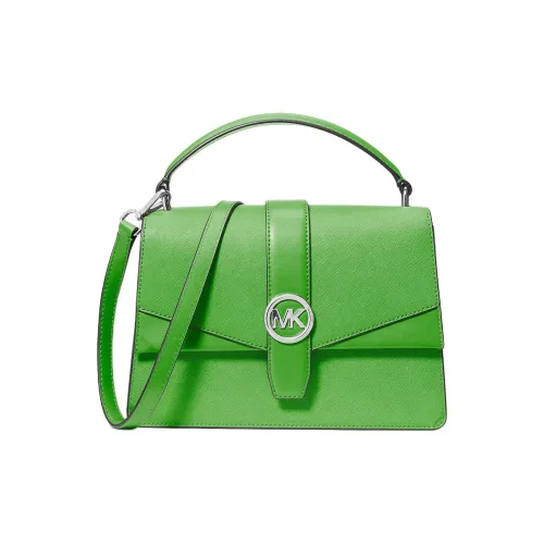 MICHAEL KORS Greenwich Кожа Сумка через плечо Сумка Средний Женская Зеленая