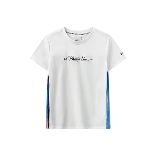 FILA 3,1 Phillip Lim collaboration collection Шампанский белый Женские футболки