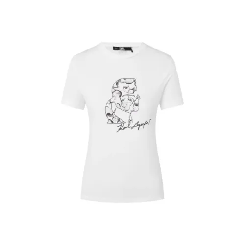 Karl Lagerfeld T-рубашка Женская Белая