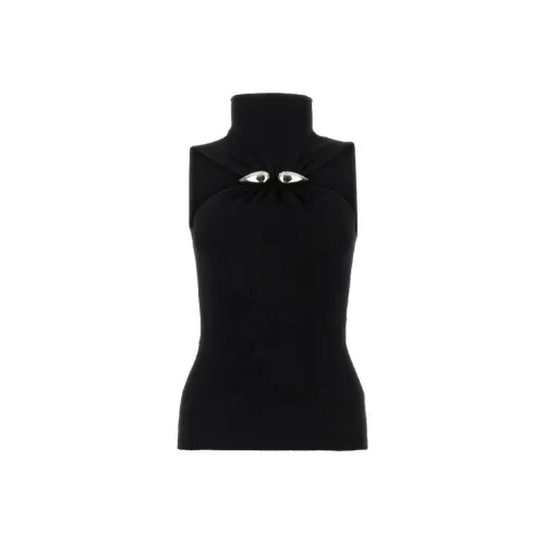 Alaia Черные Женские Майки