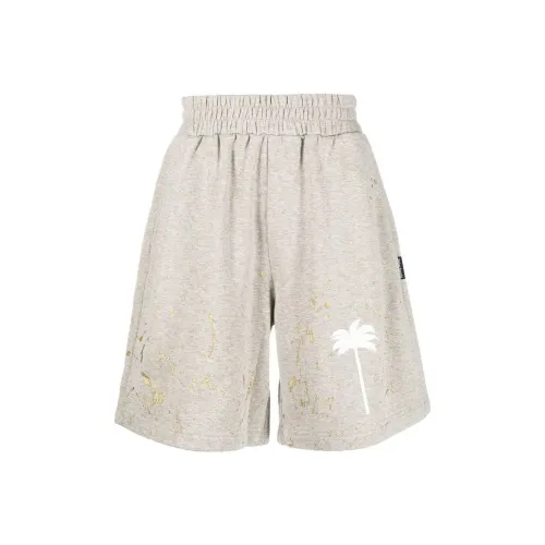 PALM ANGELS Серые Мужские Спортивные Шорты