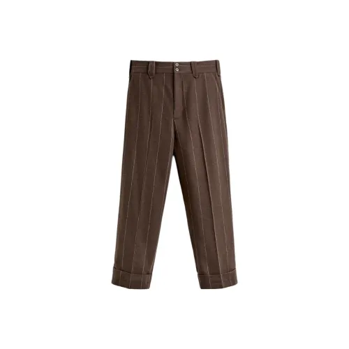 ZARA HARRY LAMBERT Co Бренд Коричневый Унисекс Повседневные брюки