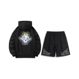 Черный топ+черные шорты