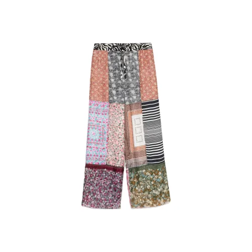 Marine Serre SS25 Повседневные брюки Унисекс Черный