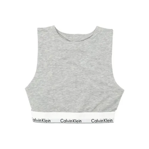 Calvin Klein Майка Женская Серого цвета