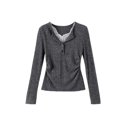 YAUH Серые Женские Футболки