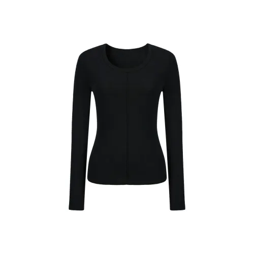 JZ. ANNAKRO T Рубашка Женская Без рисунка Черная