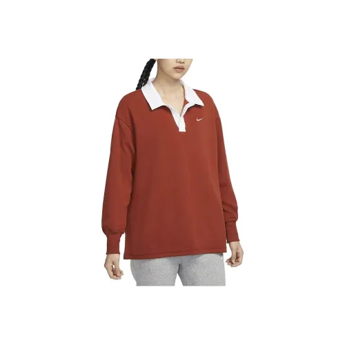 NIKE Sportswear Essentials series Темно-оранжевые Женские футболки