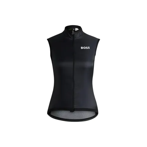 Hugo Boss x Assos Boss X Assos Co Брендированная Серия Майка Женская Черная