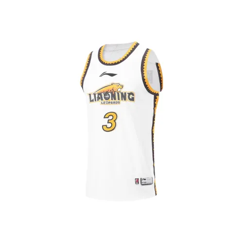 LINING CBA Collection Professional Basketball Collection Баскетбольная Джерси Мужская Стандартная Белая