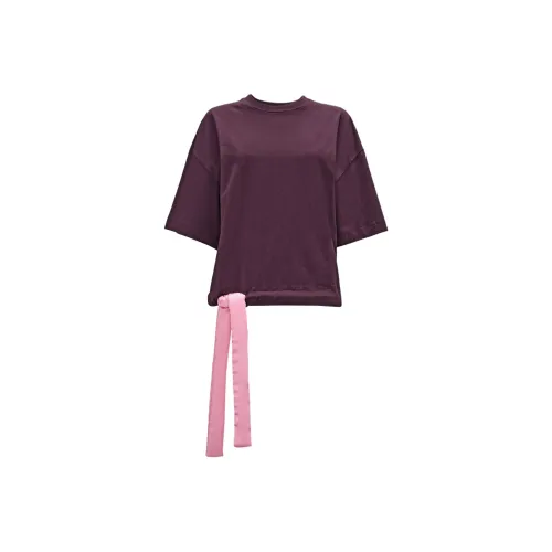 JW Anderson Сливовый Женские Футболки