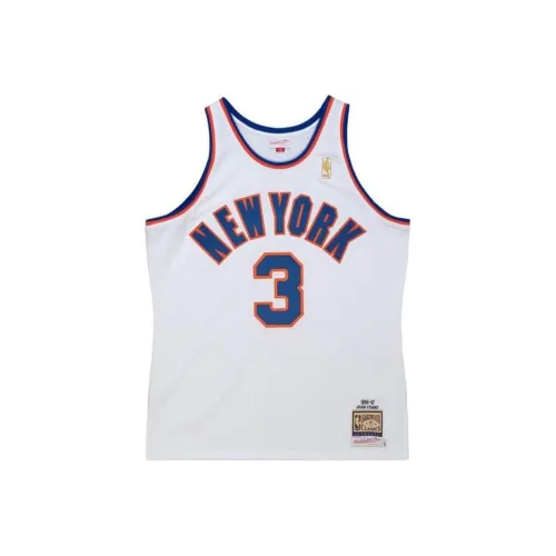 Mitchell Ness Белая мужская баскетбольная футболка