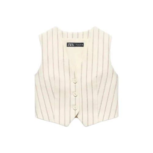 ZARA Телесный/Красный Женские Майки