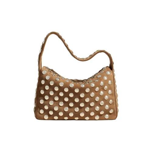 KHAITE Телячья замша Сумка Стандартная Женская Песочно-коричневая