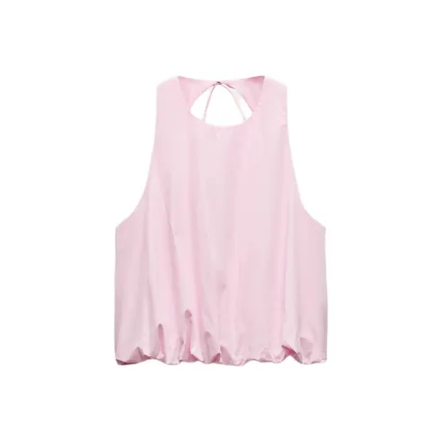 ZARA Розовые Женские Майки