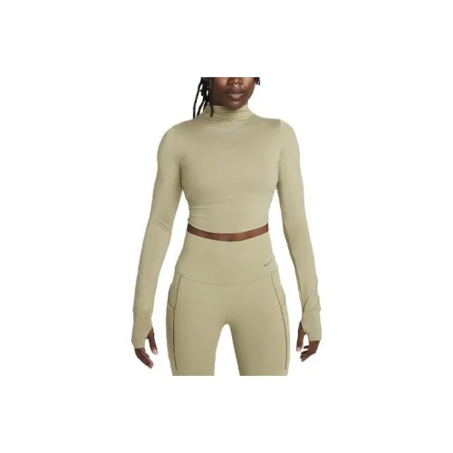 NIKE Оливковые Женские Футболки