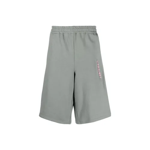 Y/Project Серые Мужские Спортивные Шорты