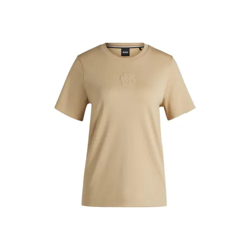 HUGO BOSS Бежевые Женские Футболки