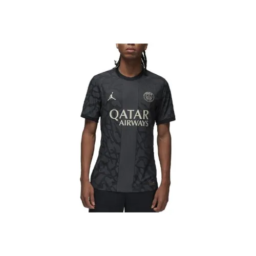 Джордан Черный Мужской Футбольный Джерси