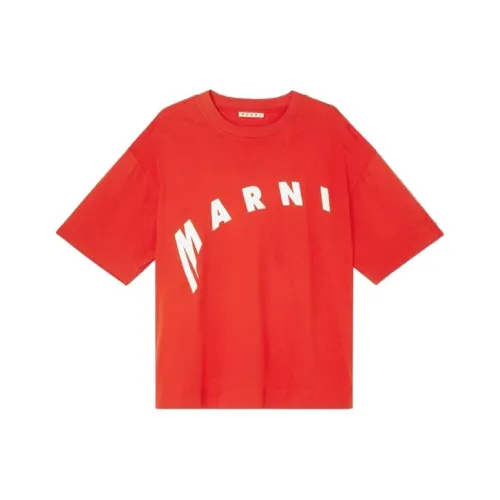 MARNI Красные Женские Т-рубашки