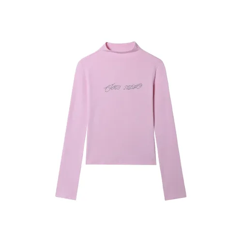 SLEEP AT 11 T Рубашка Женская Розовая