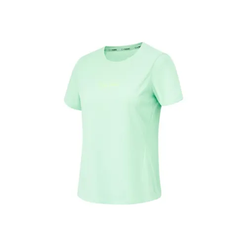 LINING RUNNING Collection Т-Рубашка Женская Охлаждающая Зеленая