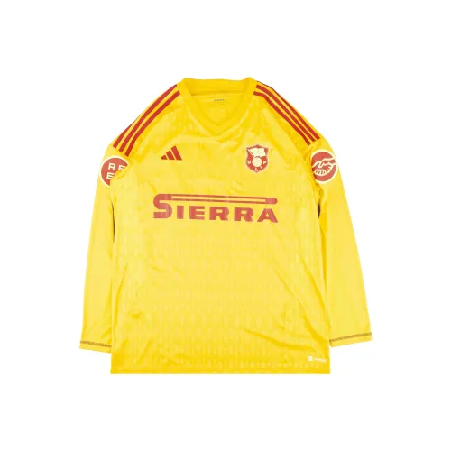 Adidas Желтая Унисекс Футбольная Джерси