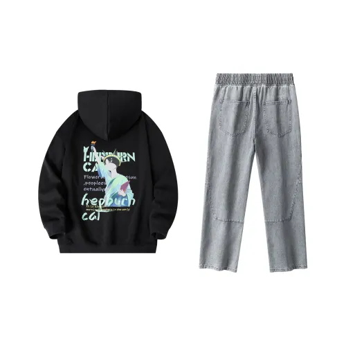 Hepburn Cat Унисекс Свитшоты Наборы