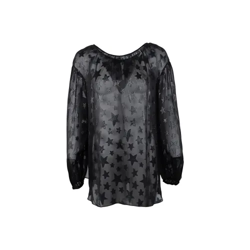 SAINT LAURENT FW21 T-рубашка Женская Черная