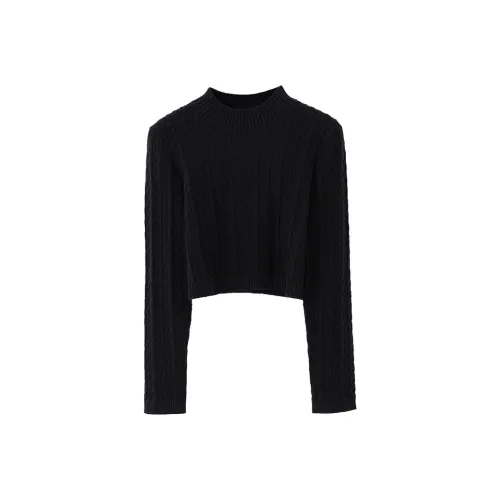 SOON FLOWER Crop Top Женский Черный