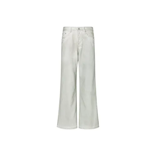 ORMY Повседневные брюки Унисекс Белый Грязь