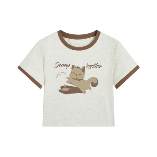 ZIHAN Женские футболки с коротким рукавом