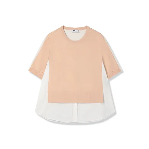 FILA T Рубашка Женская Мед Лето Оранжевый