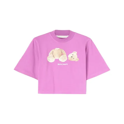 PALM ANGELS Розовые Женские Короткие Топы