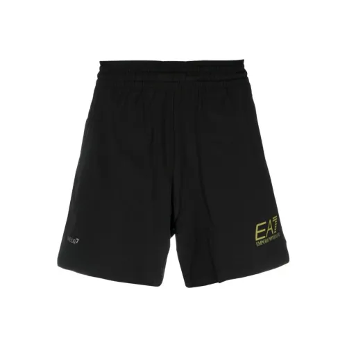 EMPORIO ARMANI EA7 Черные Мужские Спортивные Шорты