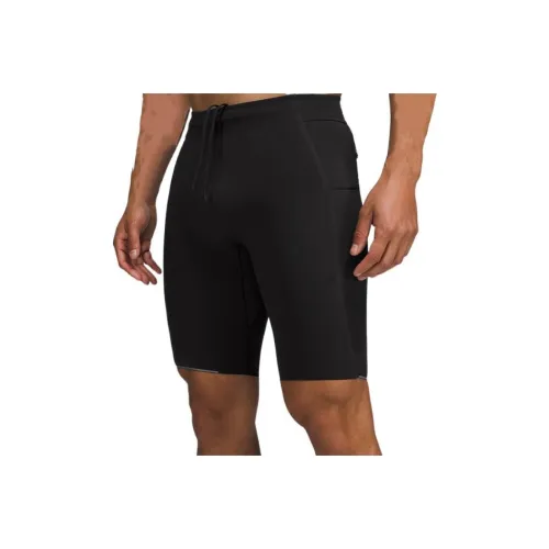 lululemon Wave Черные Мужские Спортивные Шорты