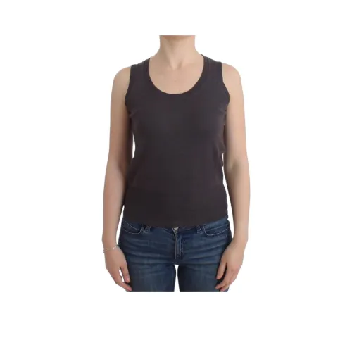 JOHN GALLIANO Майка Женская Коричневая