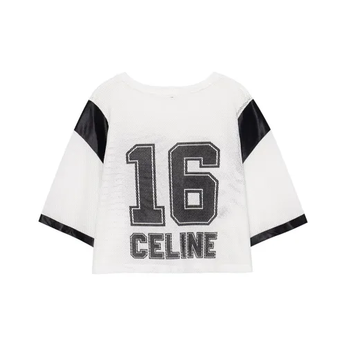 CELINE SS23 T-рубашка Женская Белая