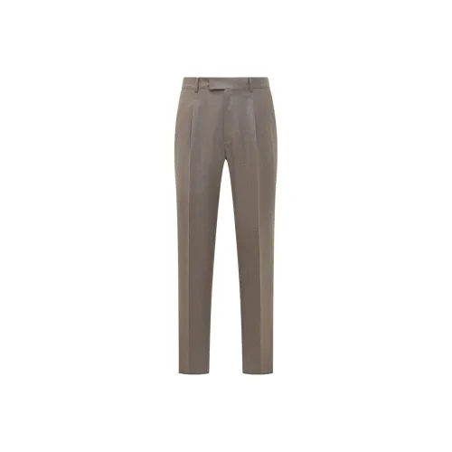 Ermenegildo Zegna Бежевые Мужские Повседневные Штаны