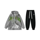 Утепленный с флисовой подкладкой Светло-серый Комплект