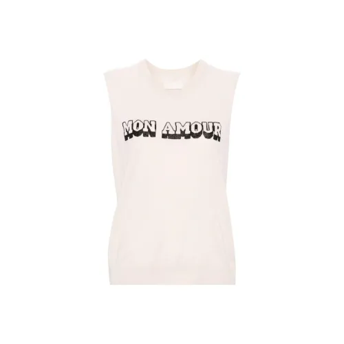 Zadig Voltaire Майка Женская Ванильный Белый