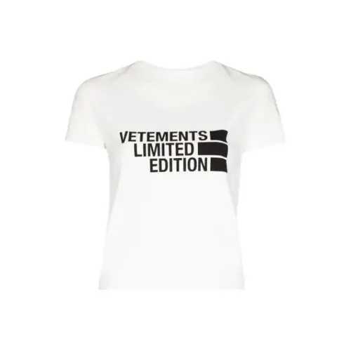 Vetements Белые Женские Футболки