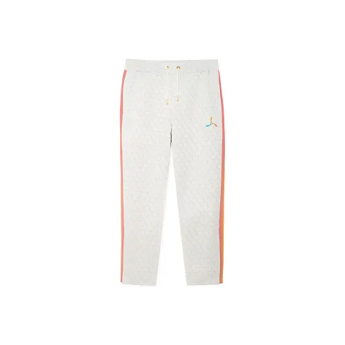 LI NING 1990 Classic Collection Спортивные брюки Мужские Экрю