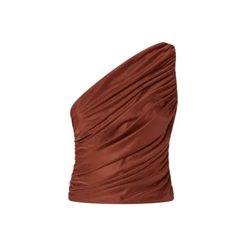 PINKO Коричневые Женские Майки