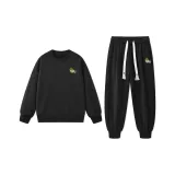 Черный свитшот+черные брюки