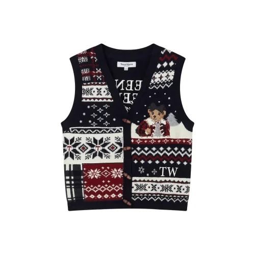 Teenie Weenie Топ без рукавов Женские Темно-синий