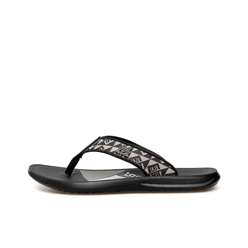 Shiozawa Шов Быстросохнущий Шлепанцы Мужской Черный